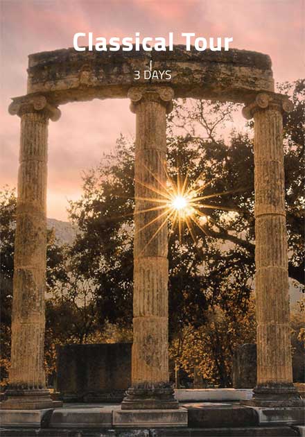 Organized Tours Greece, Classical tour, Epidavros | Mycenae, Olympia, Delphi